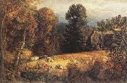 Samuel Palmer The Gleaning Field Sweden oil painting artist